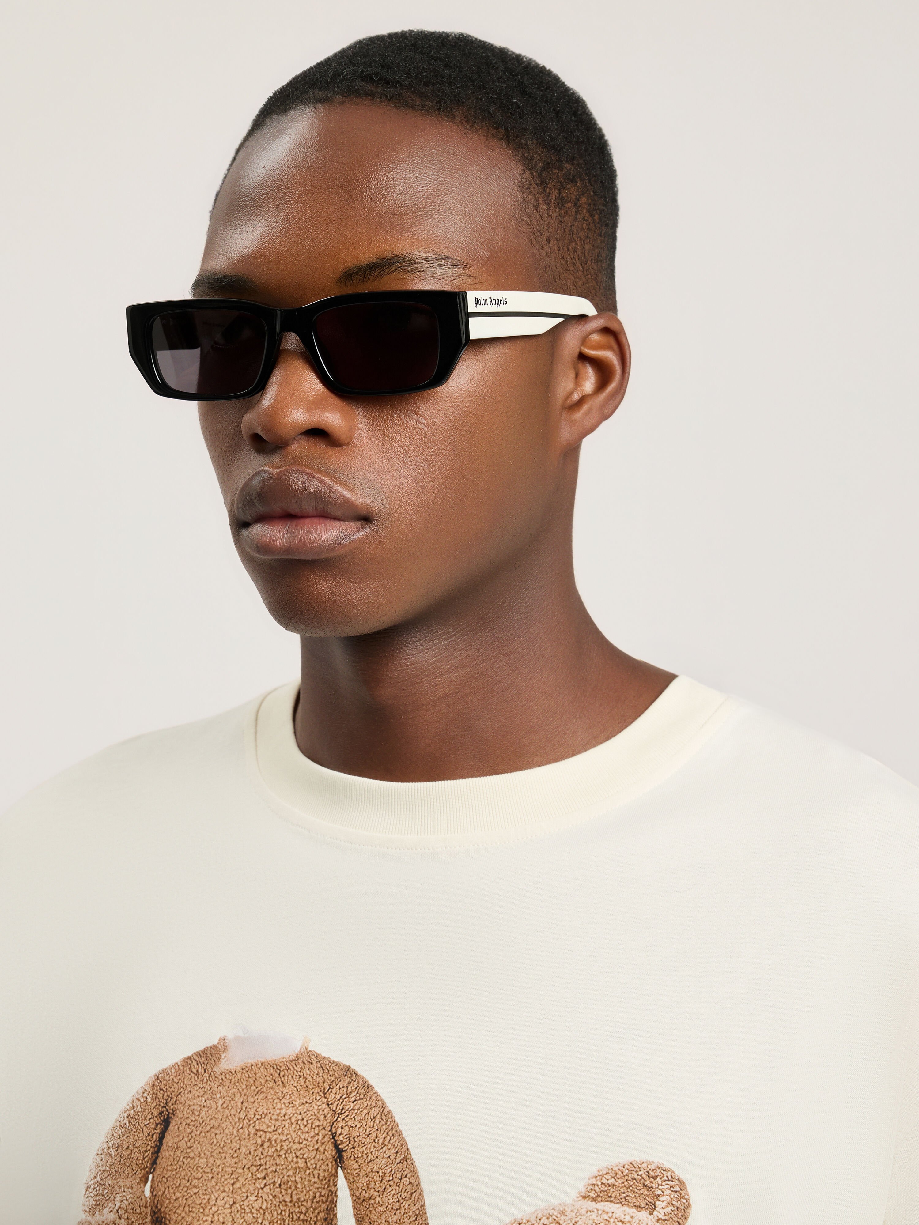 Moss Sunglasses PALM ANGELS Moss Sunglasses SHINY BLACK/WHITE PA1030010753