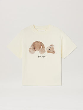 PALM ANGELS Palm Angels Bear T-Shirt S/S Butter Brow BUTTER BROWN PBAA003C99JER005