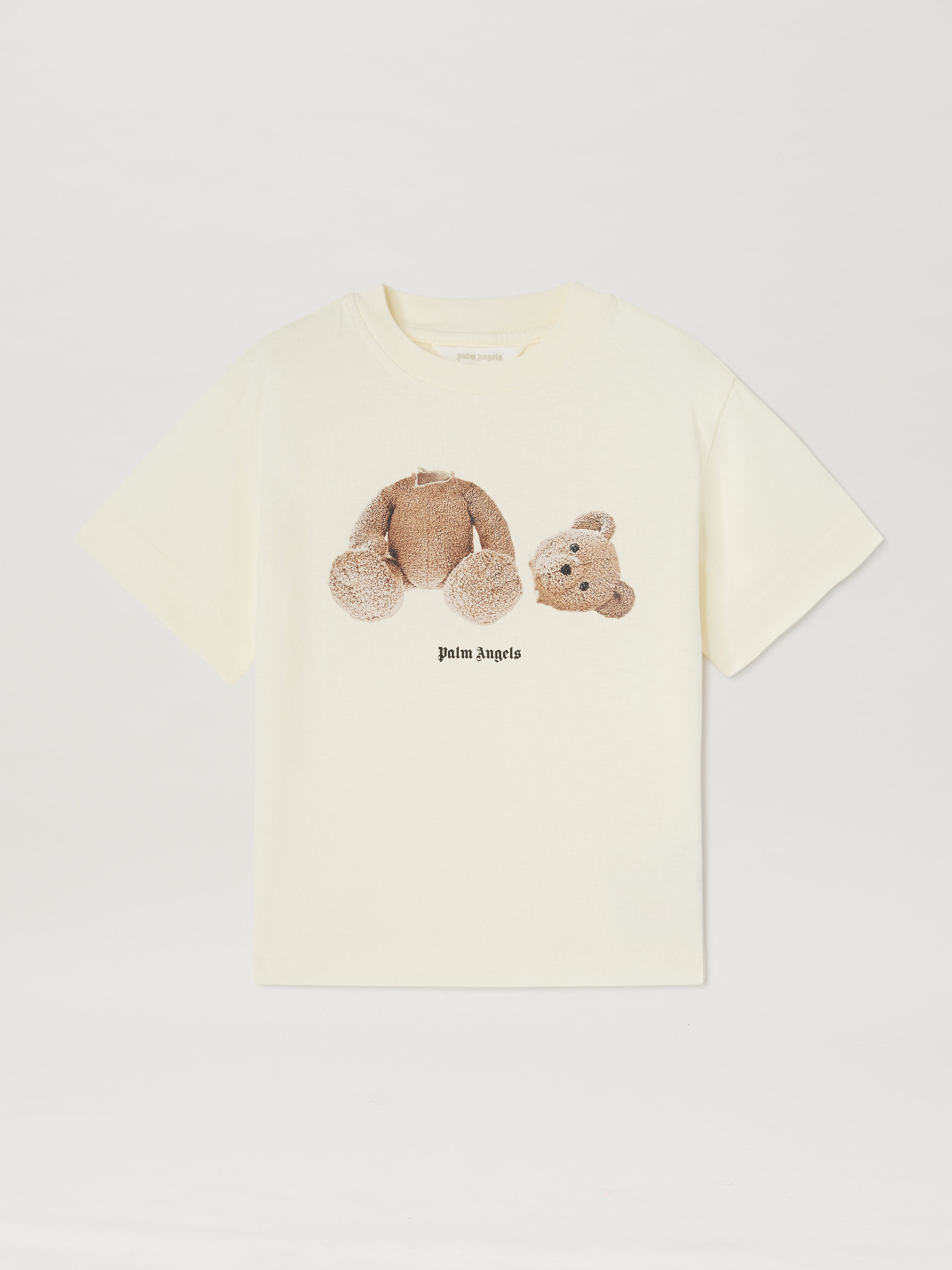 PALM ANGELS Palm Angels Bear T-Shirt S/S Butter Brow BUTTER BROWN PBAA003C99JER005