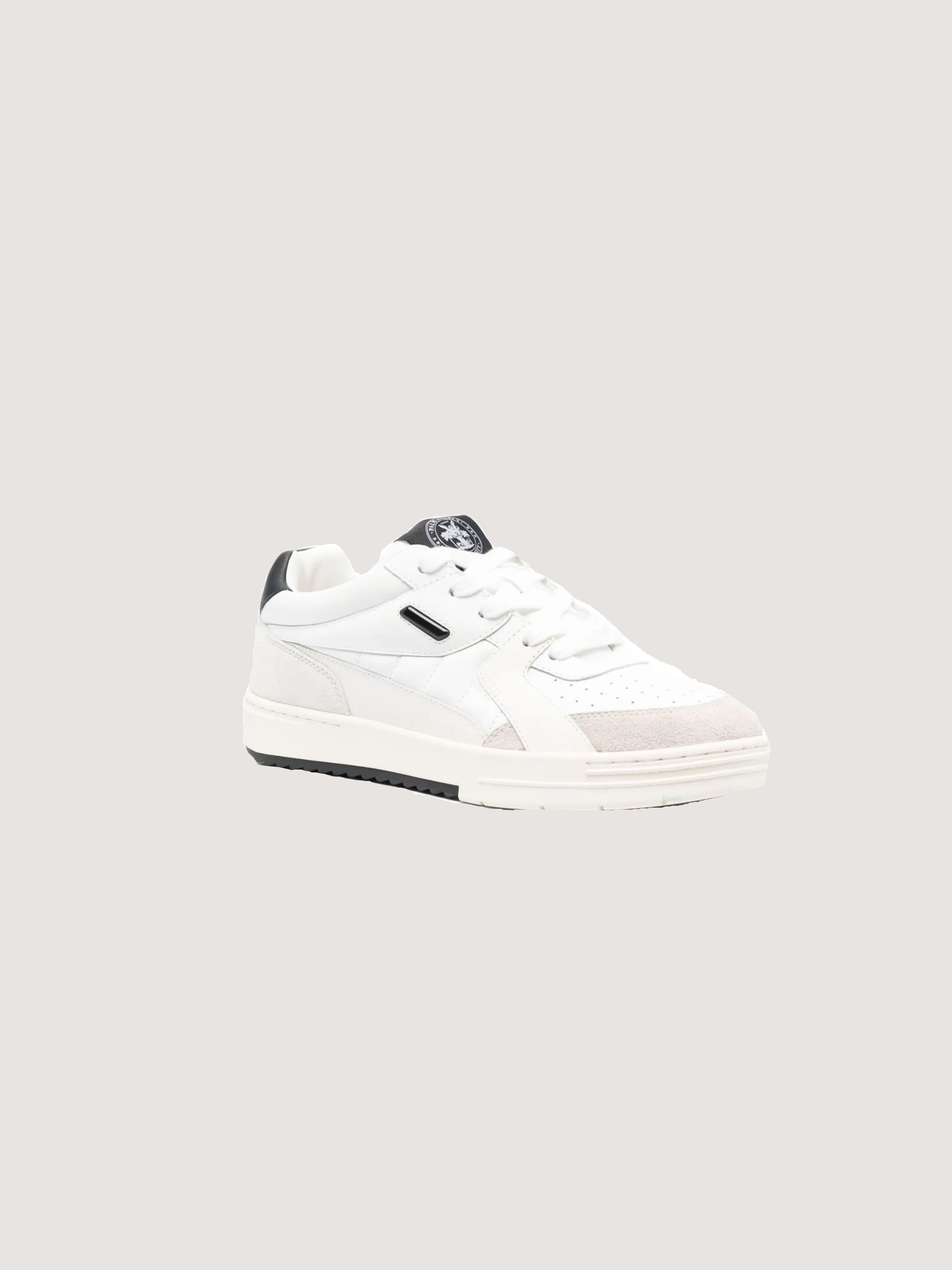 PALM ANGELS University White Sneakers WHITE BLACK PMIA078C99LEA001