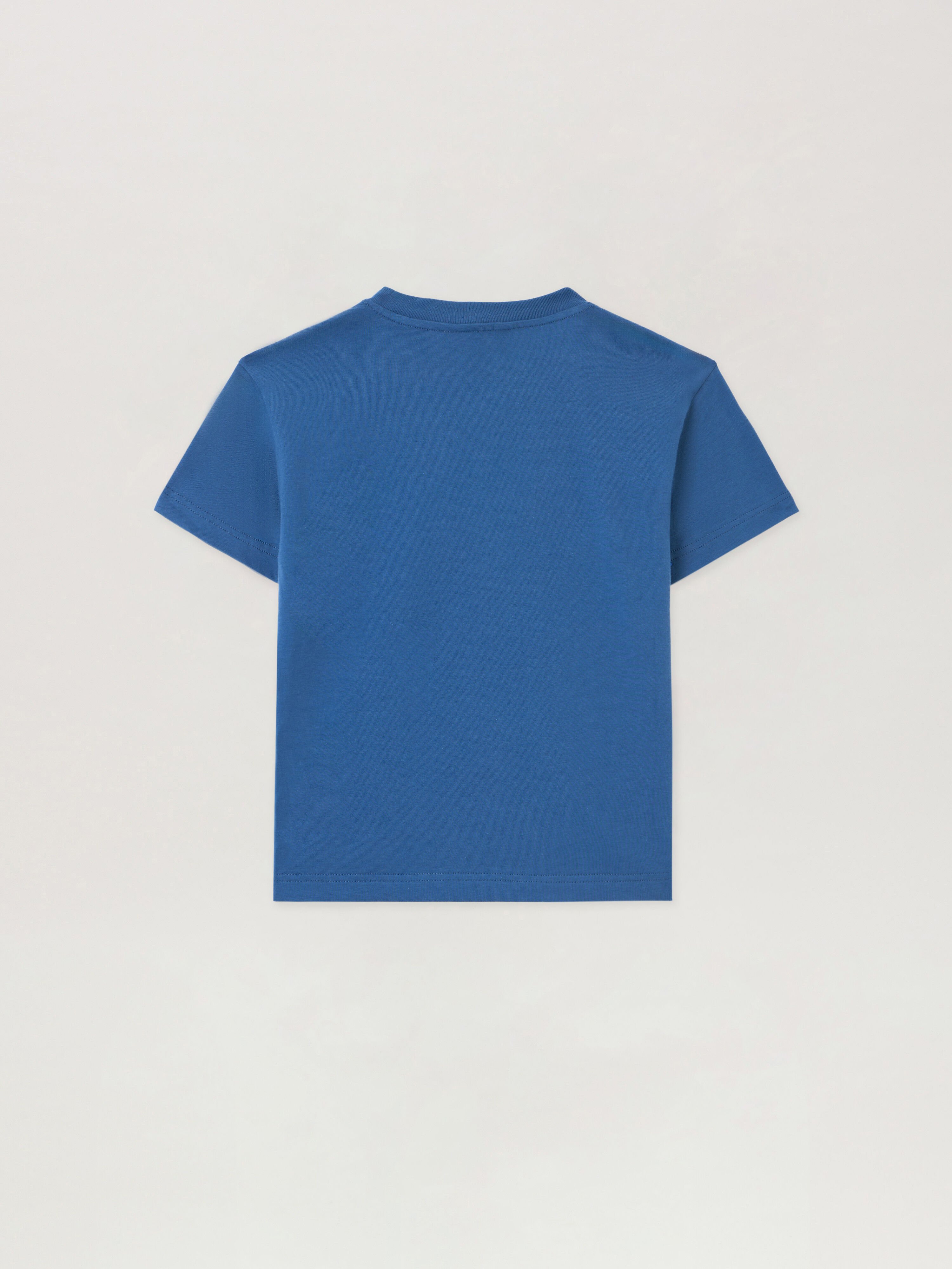 PALM ANGELS Spray Bear T-Shirt BLU/BLUE PBAA003S26JER006