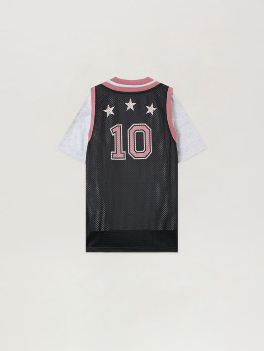 Team Palm Soccer Double Dress PALM ANGELS Team Palm Soccer Double Dress BLACK - PGDH006F25JER001
