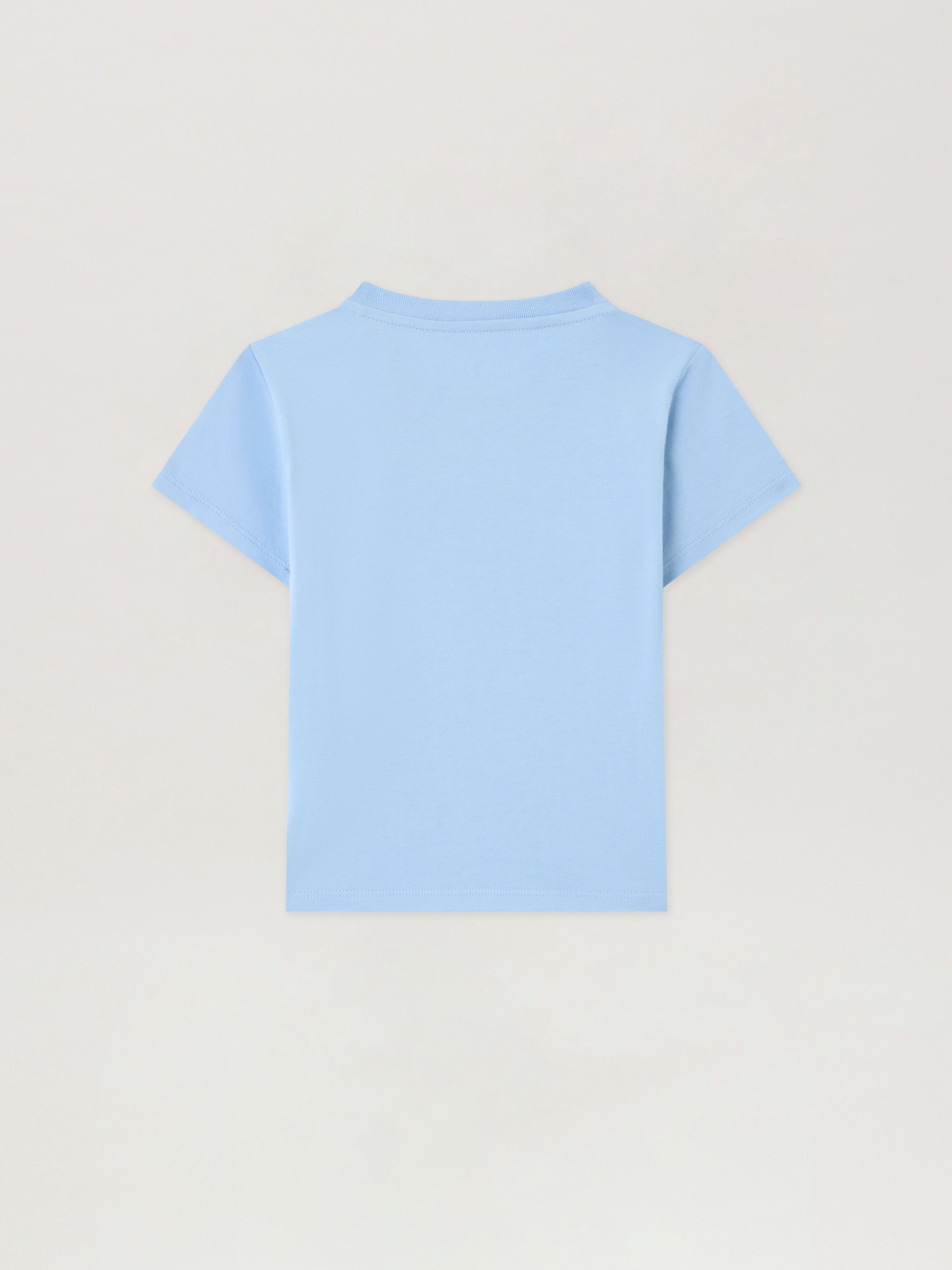 PALM ANGELS Spray Bear T-Shirt CELESTE/LIGHT BLUE PBXB001S26JER001