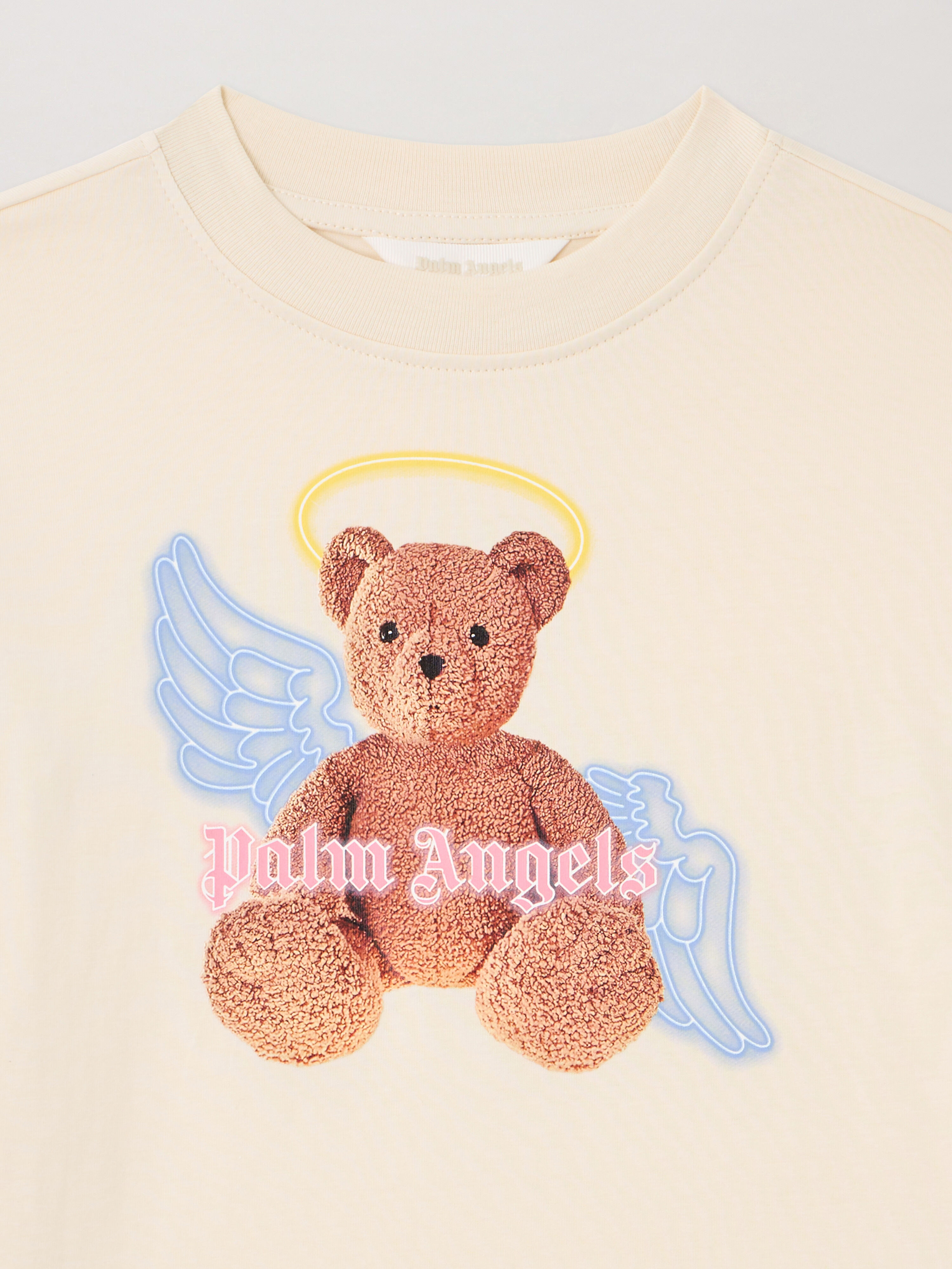 PALM ANGELS Bear Angel T-Shirt OFF WHITE PGAA002S26JER001