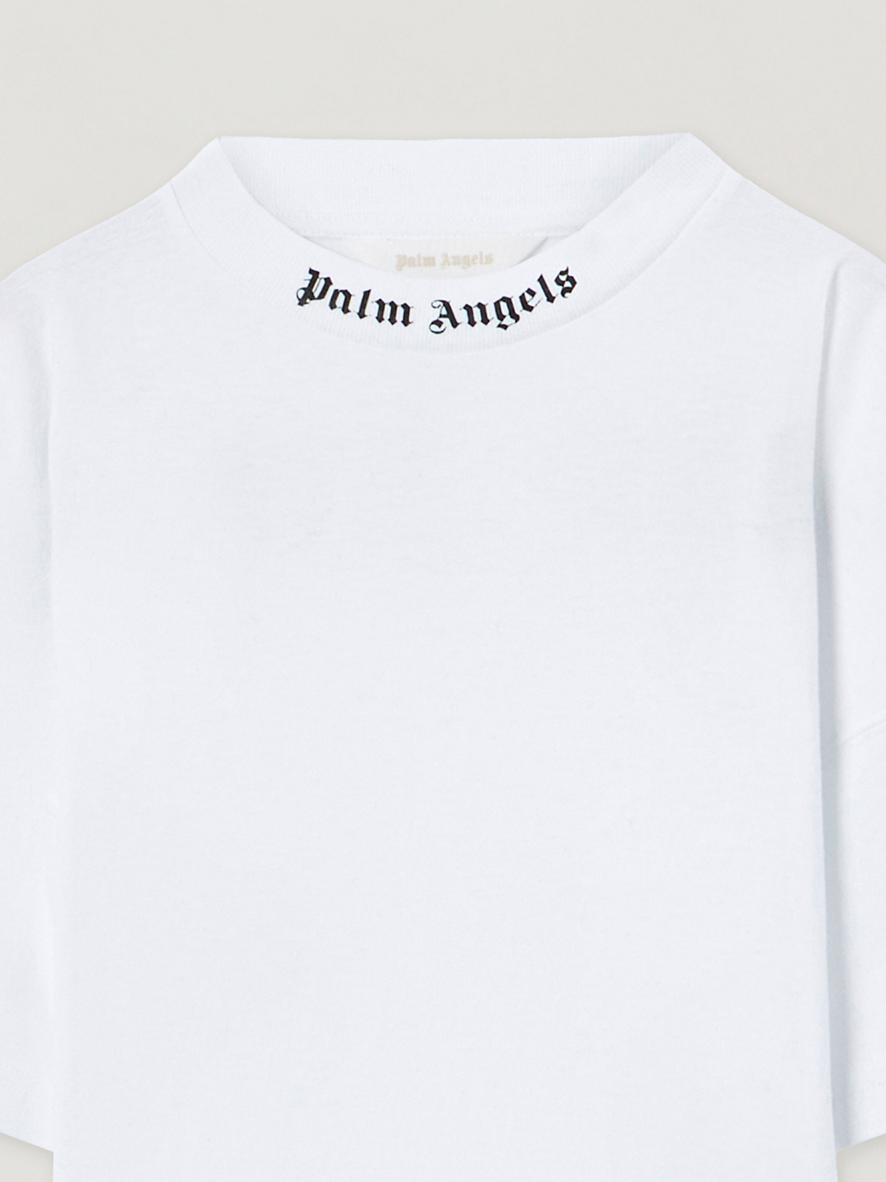 PALM ANGELS Classic Overlogo T-Shirt S/S WHITE BLACK PBAA002C99JER001