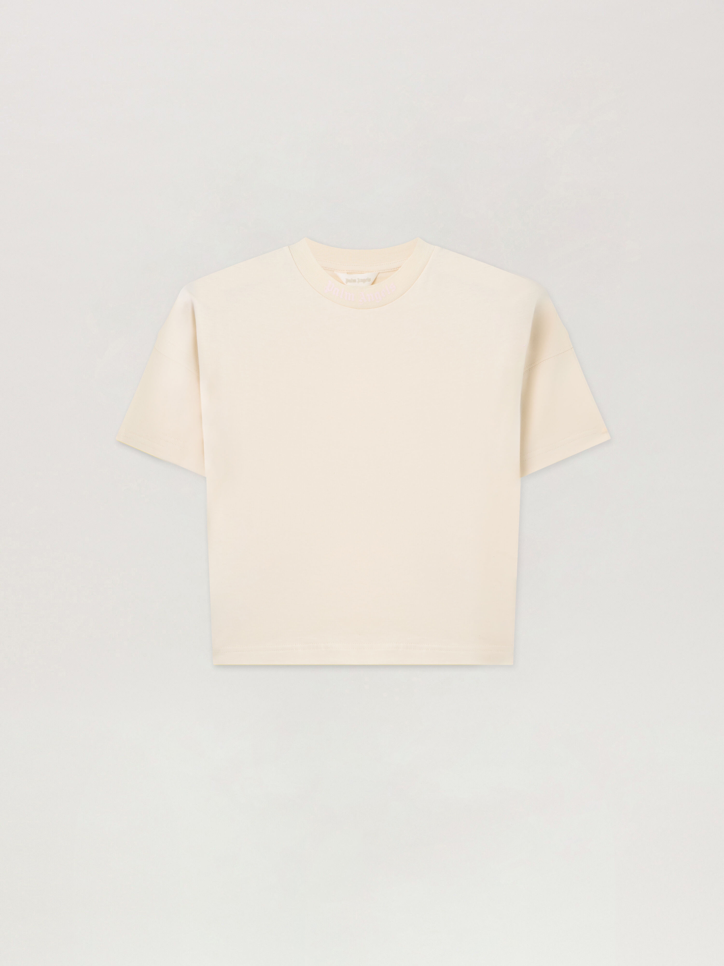 PALM ANGELS Overlogo Over T-Shirt OFF WHITE PGAA001S26JER001