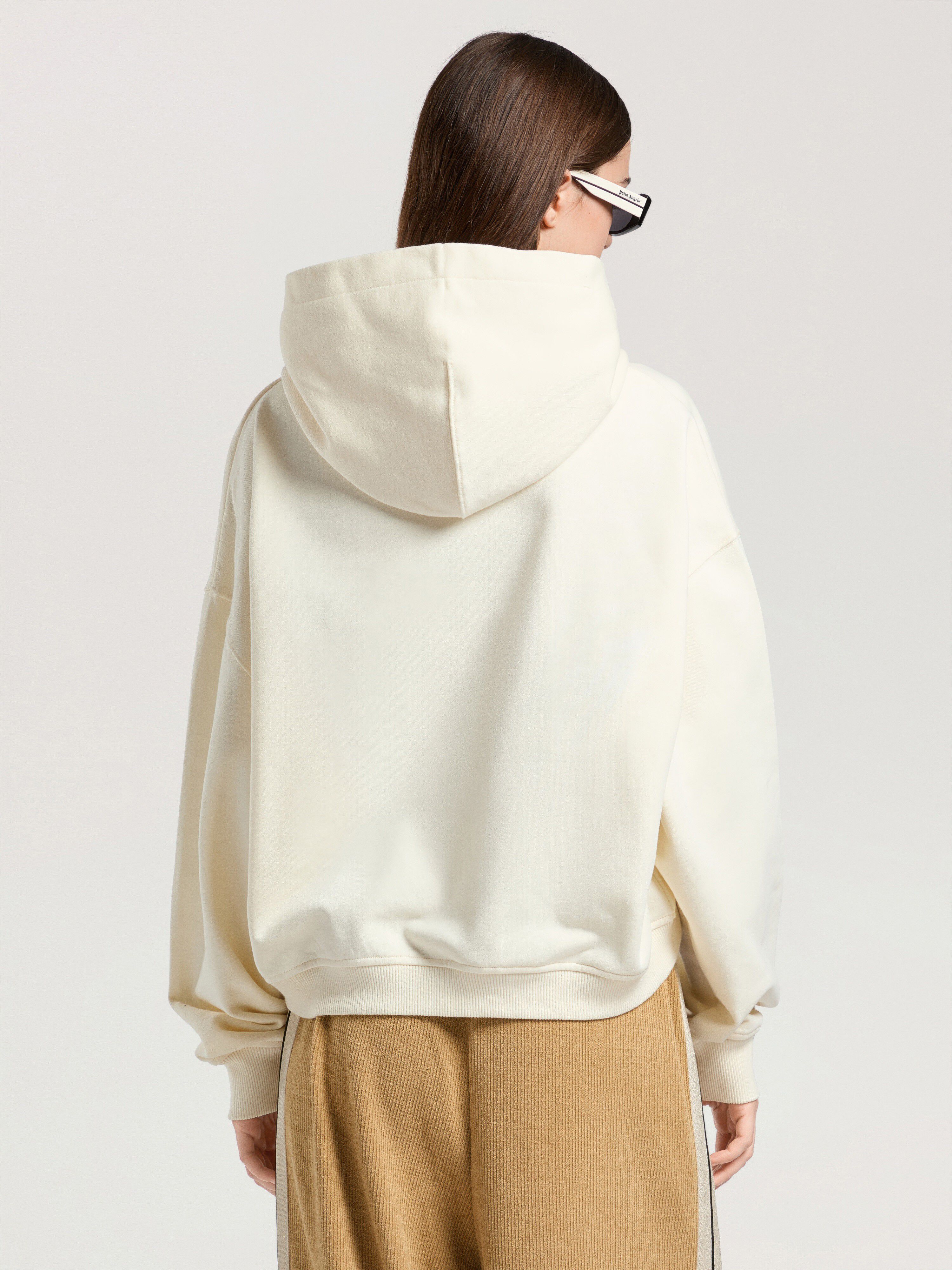 Icon Palm Loose Hoodie PALM ANGELS Icon Palm Loose Hoodie OFF WHITE - BLACK PAWBB05W26FL02