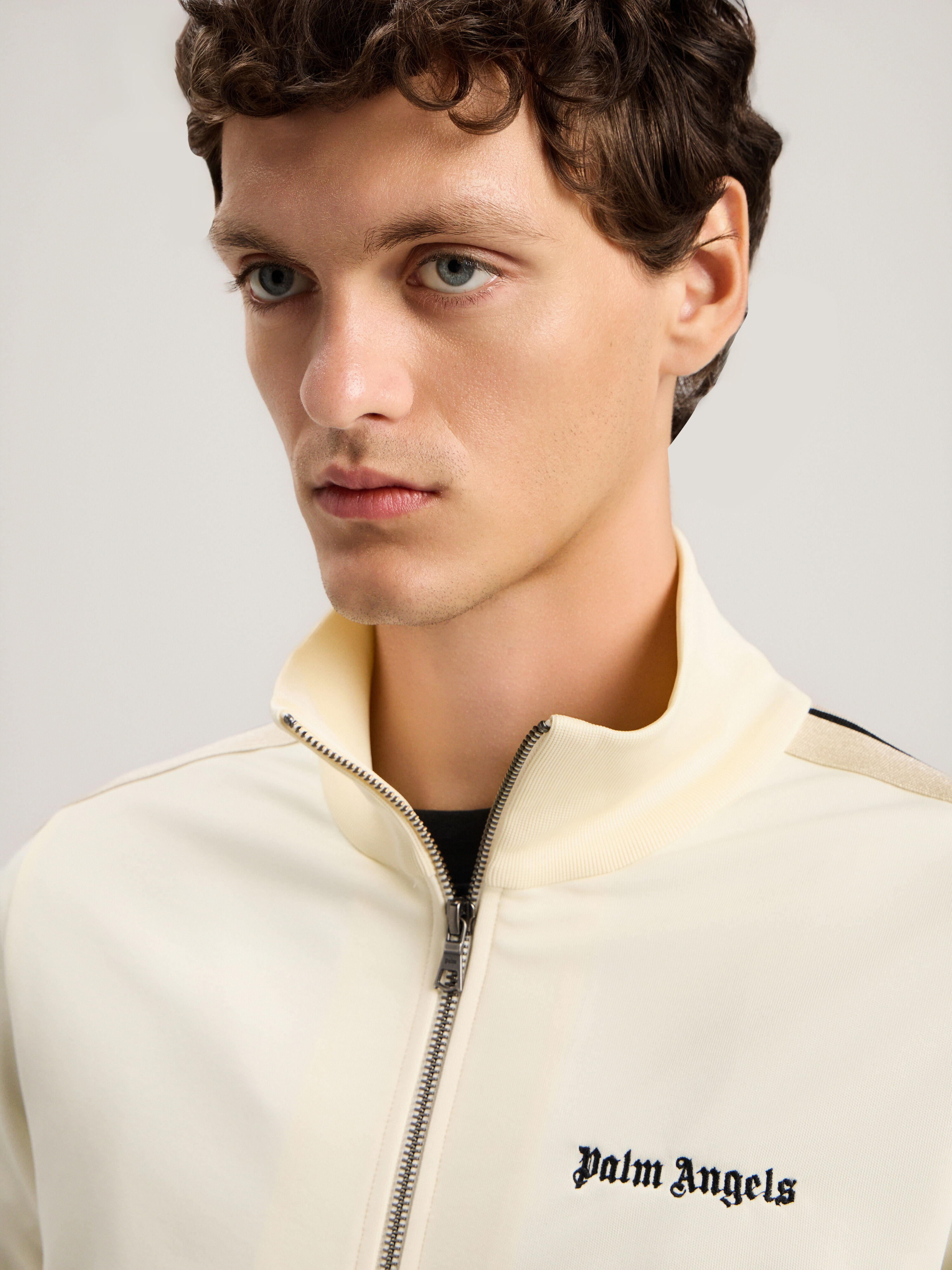 Classic Logo Track Jacket PALM ANGELS Classic Logo Track Jacket IVORY BLACK PMBD058S26FAB001