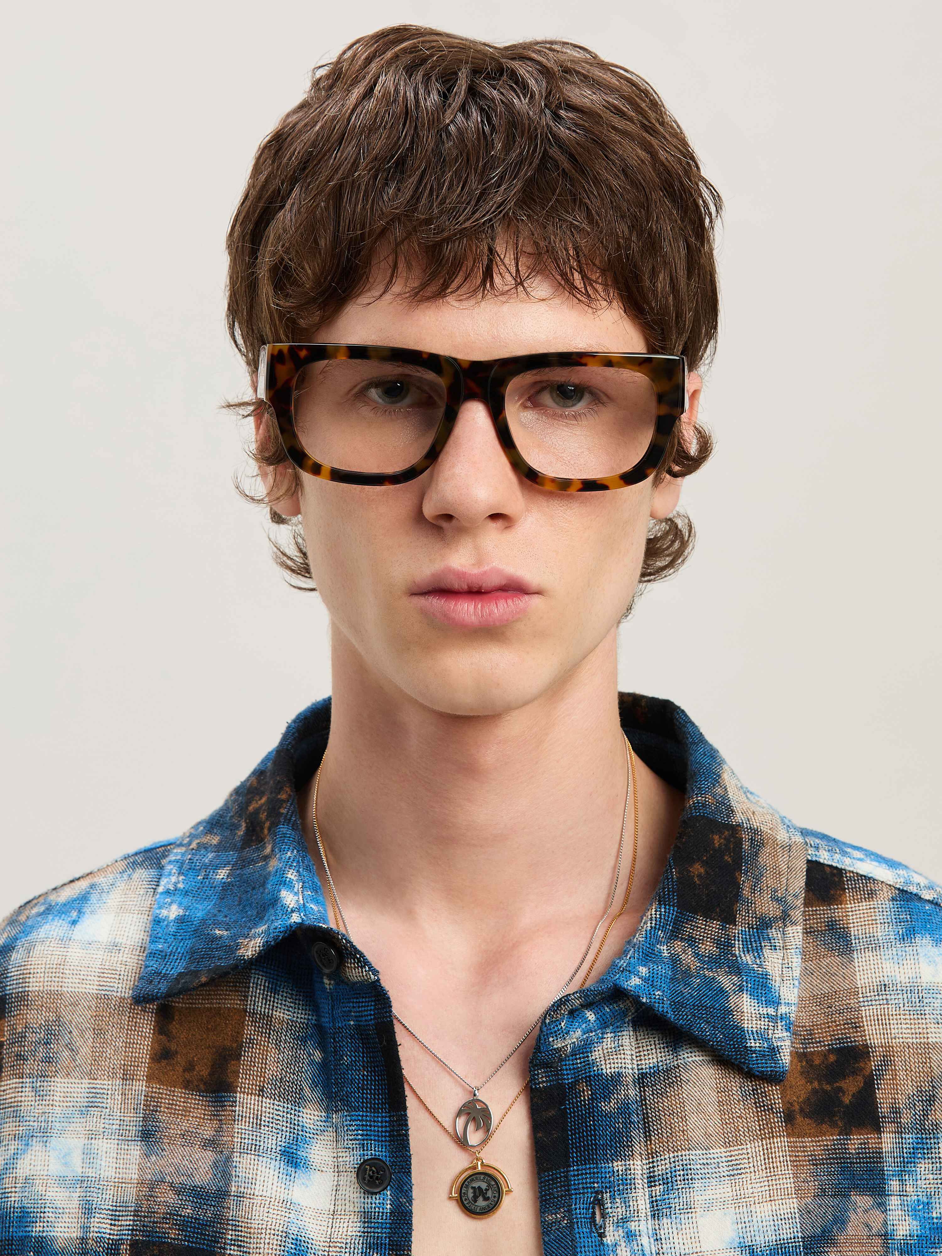 PALM ANGELS  Styke 14 eyewear HAVANA - NO COLOR PERJ014S25PLA001