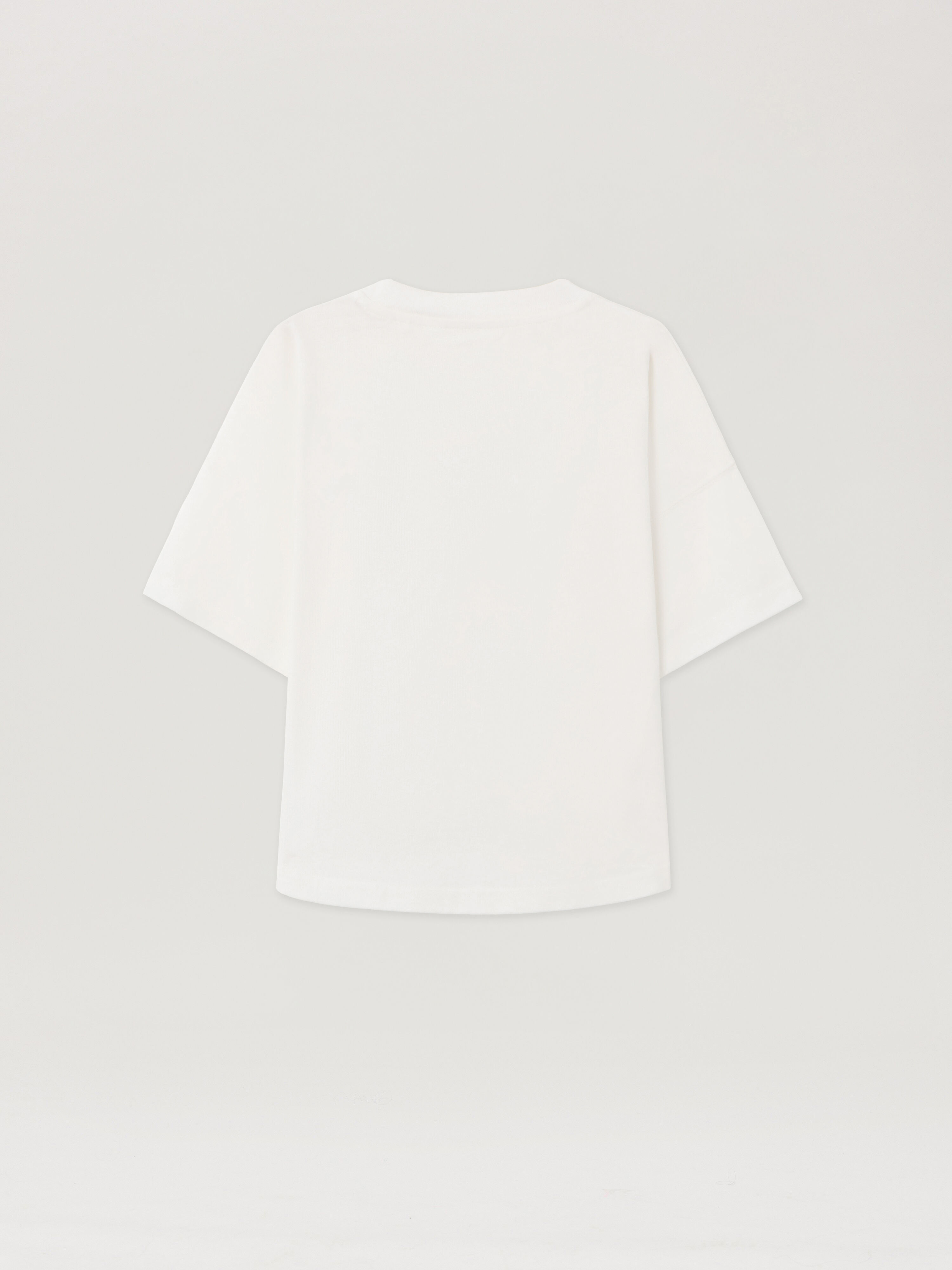 PALM ANGELS Solarized Palms Over Tee S/S OFF WHITE - GREEN PGAA001F25JER001