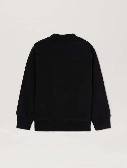PALM ANGELS  SWEATSHIRT MIT BÄR BLACK BROWN PBBA012C99FLE004