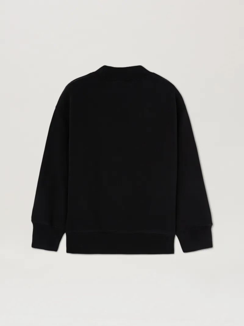 PALM ANGELS  SWEATSHIRT MIT BÄR BLACK BROWN PBBA012C99FLE004