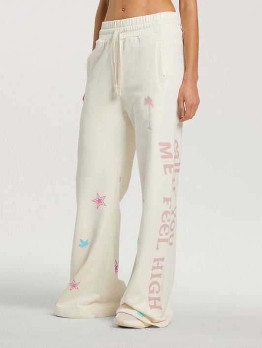 Feel High Sweatpants PALM ANGELS Feel High Sweatpants OFF WHITE - MULTICOLOR PAWCH01F26FL02