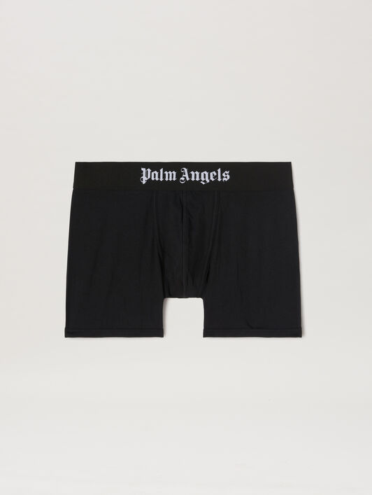 PALM ANGELS Bb Palm Angels Boxer Bipack BLACK WHITE PMUH003C99FAB001