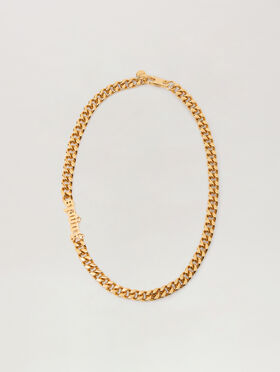 PALM ANGELS Angels Chain Necklace GOLD - GOLD PWOB12HF25MAT001