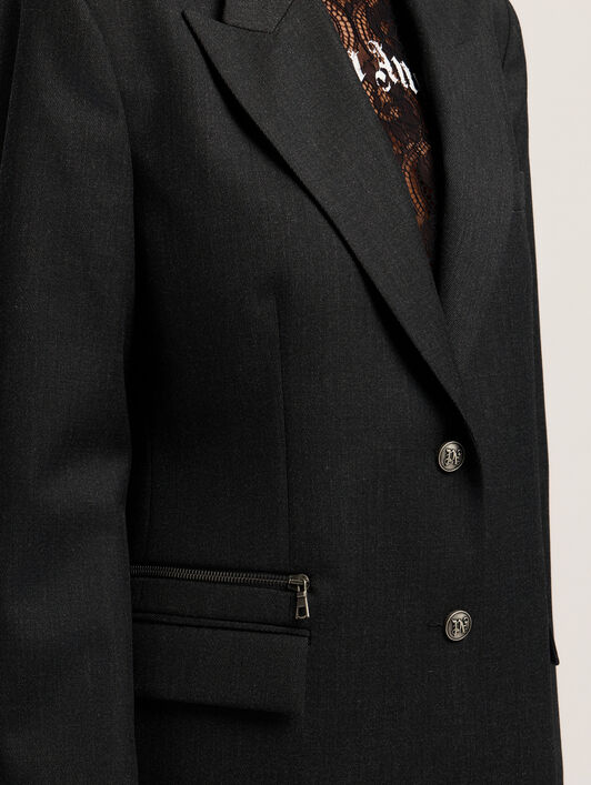 Urban Tailoring Blazer PALM ANGELS Urban Tailoring Blazer ANTHRACITE - BLACK PWEN055F25FAB001