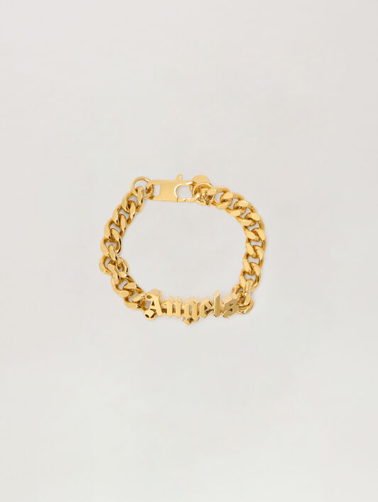 Angels Logo Bracelet PALM ANGELS Angels Logo Bracelet GOLD - GOLD PWOA048F25MAT001