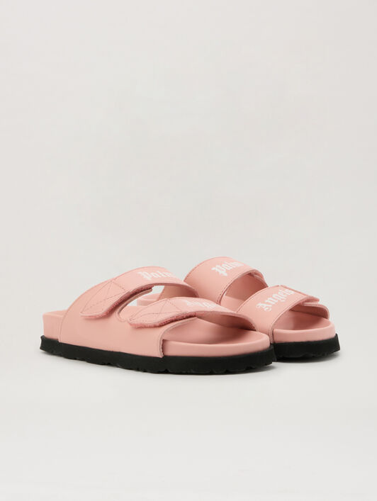 PALM ANGELS Palm Angels Sandal PINK WHITE PGIH001C99LEA001