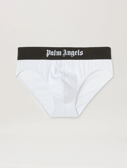 PALM ANGELS Briefs Bipack WHITE BLACK PMUF002C99FAB001