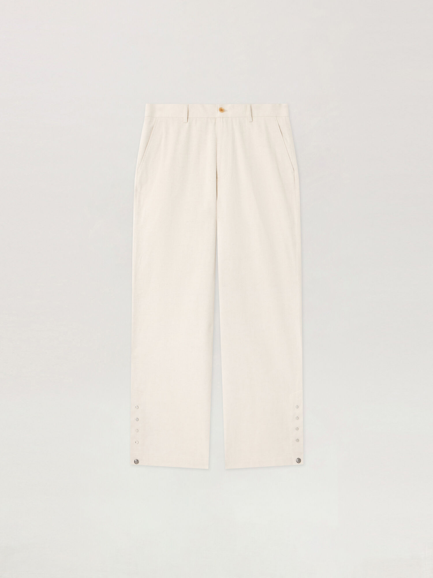 Palm Tree Loose Trousers PALM ANGELS Palm Tree Loose Trousers OFF WHITE - SILVER PAMCA03F26FB01