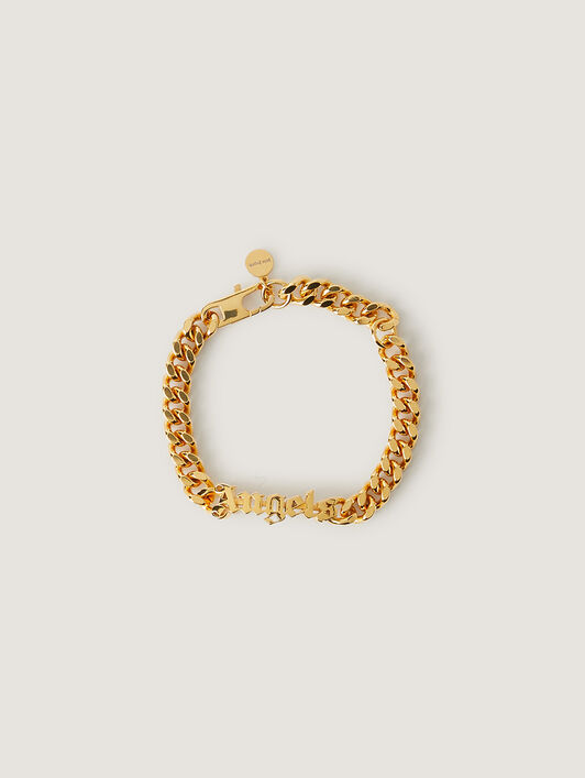 PALM ANGELS Angels Logo Bracelet GOLD - GOLD PWOA048F25MAT001