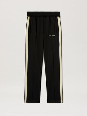 PALM ANGELS Classic Logo Track Pants BLACK OFF WHITE PMCJ020C99FAB001