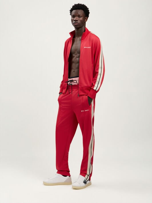 Classic Logo Track Pants PALM ANGELS Classic Logo Track Pants RED OFF WHITE PMCJ020S26FAB001