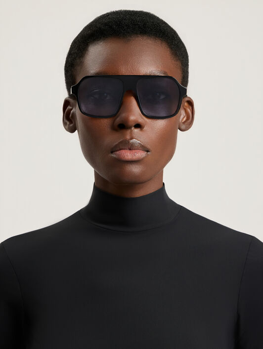 Camino Sunglasses PALM ANGELS Camino Sunglasses SHINY BLACK PA1027100758