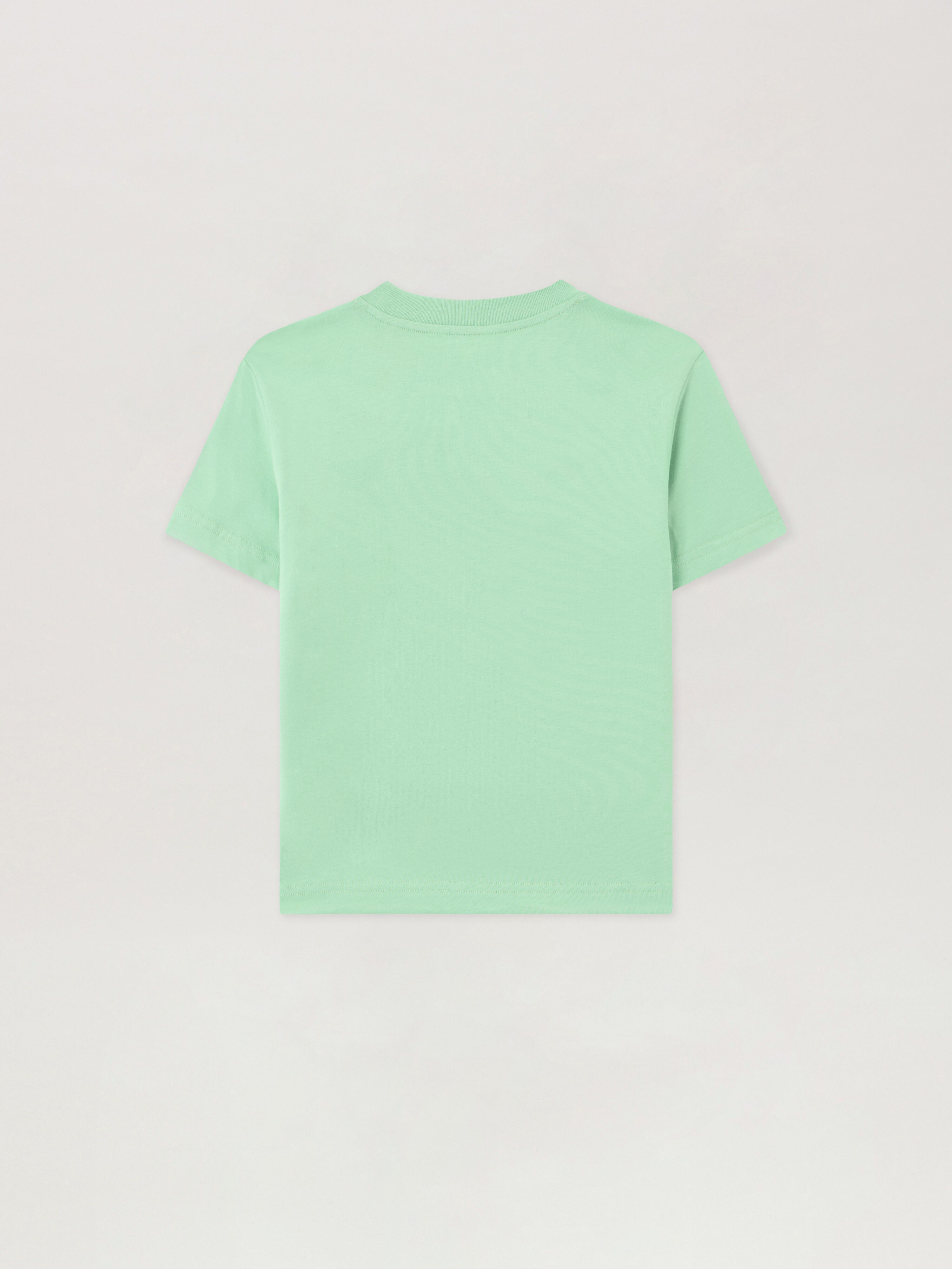 PALM ANGELS Palm Dog.Tshirt VERDE/GREEN PBAA003S26JER008