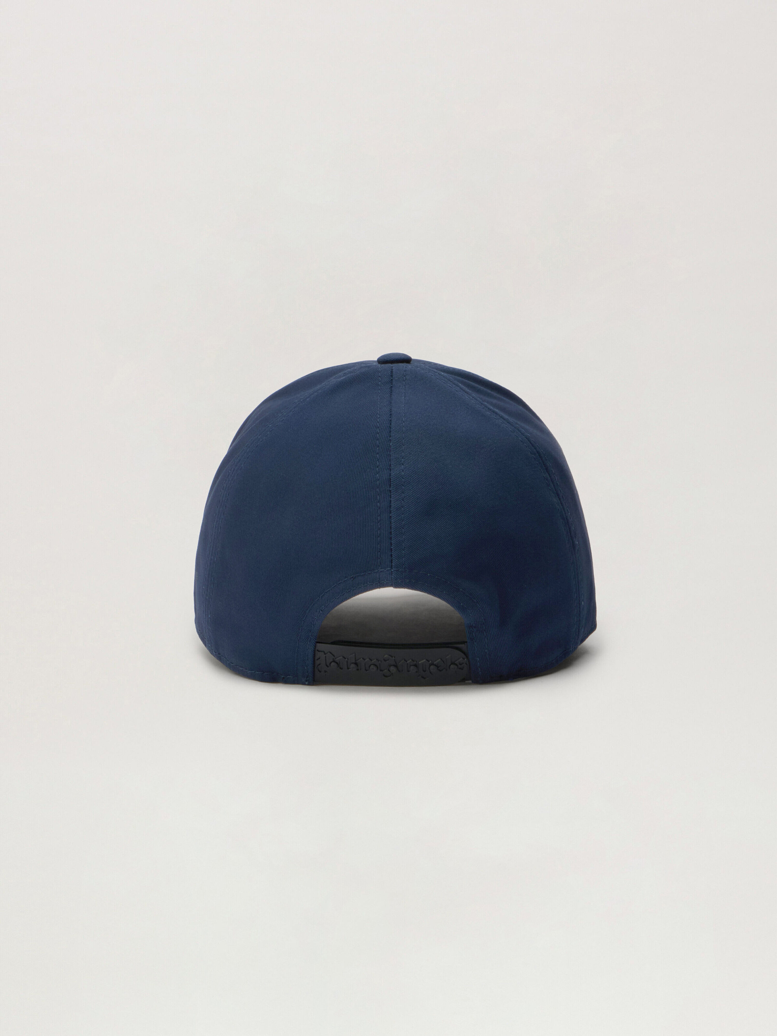 PALM ANGELS Classic Logo Cap NAVY BLUE OFF WHITE PMLB104S26FAB004