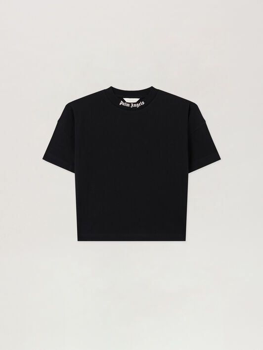 PALM ANGELS Overlogo Over T-Shirt NERO/BLACK PGAA001S26JER001