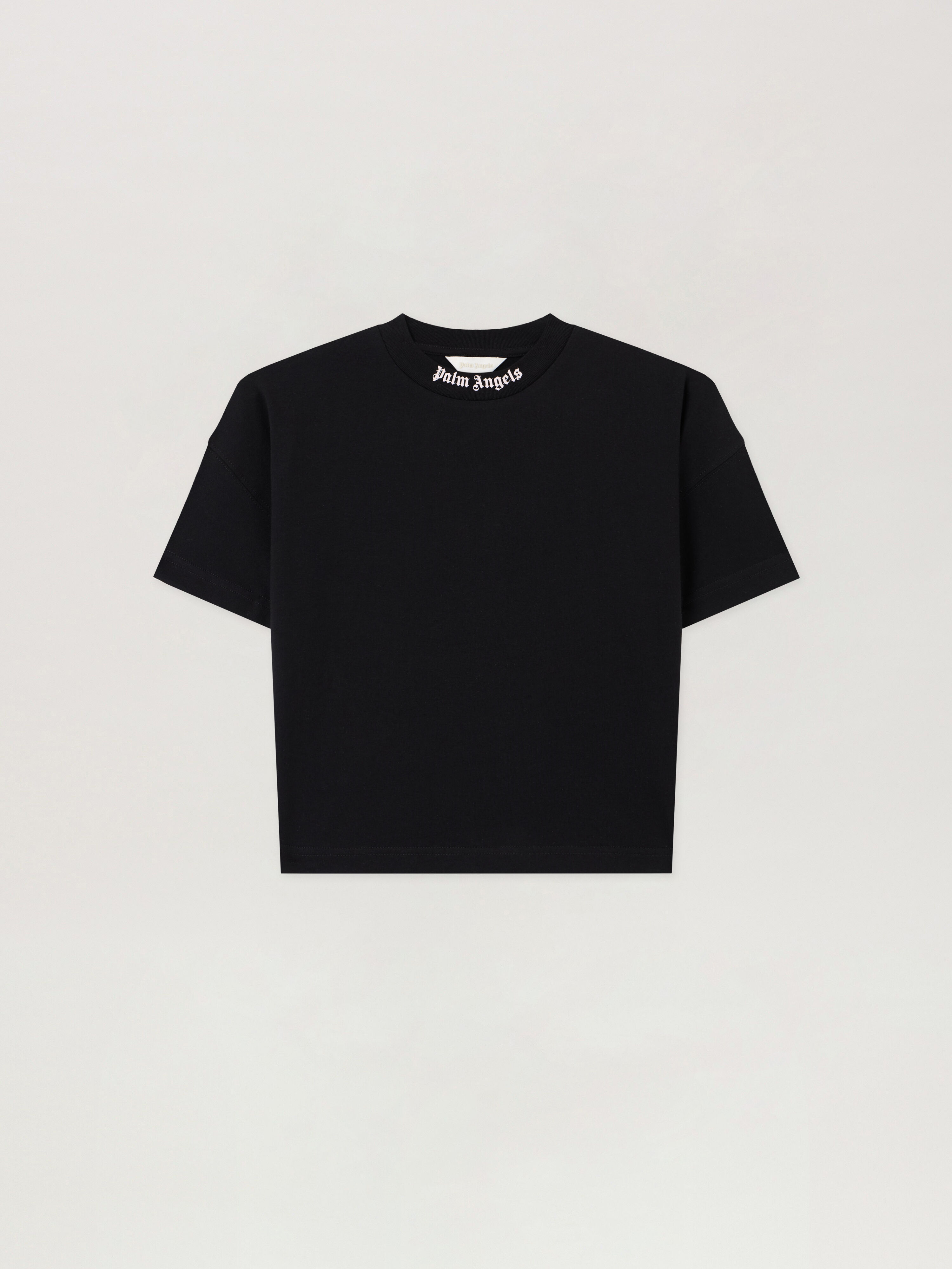 PALM ANGELS Overlogo Over T-Shirt NERO/BLACK PGAA001S26JER001