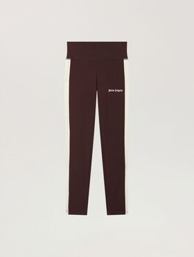 PALM ANGELS Classic Logo Track Leggings MAUVE - ROSE PINK PAWVK01F26FB01
