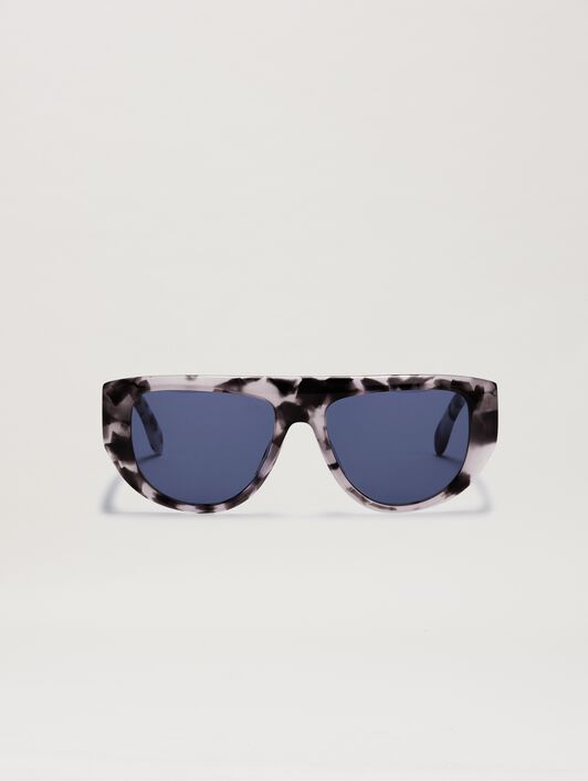 PALM ANGELS  Joshua sunglasses HAVANA BLACK - BLUE PERI105S25PLA001