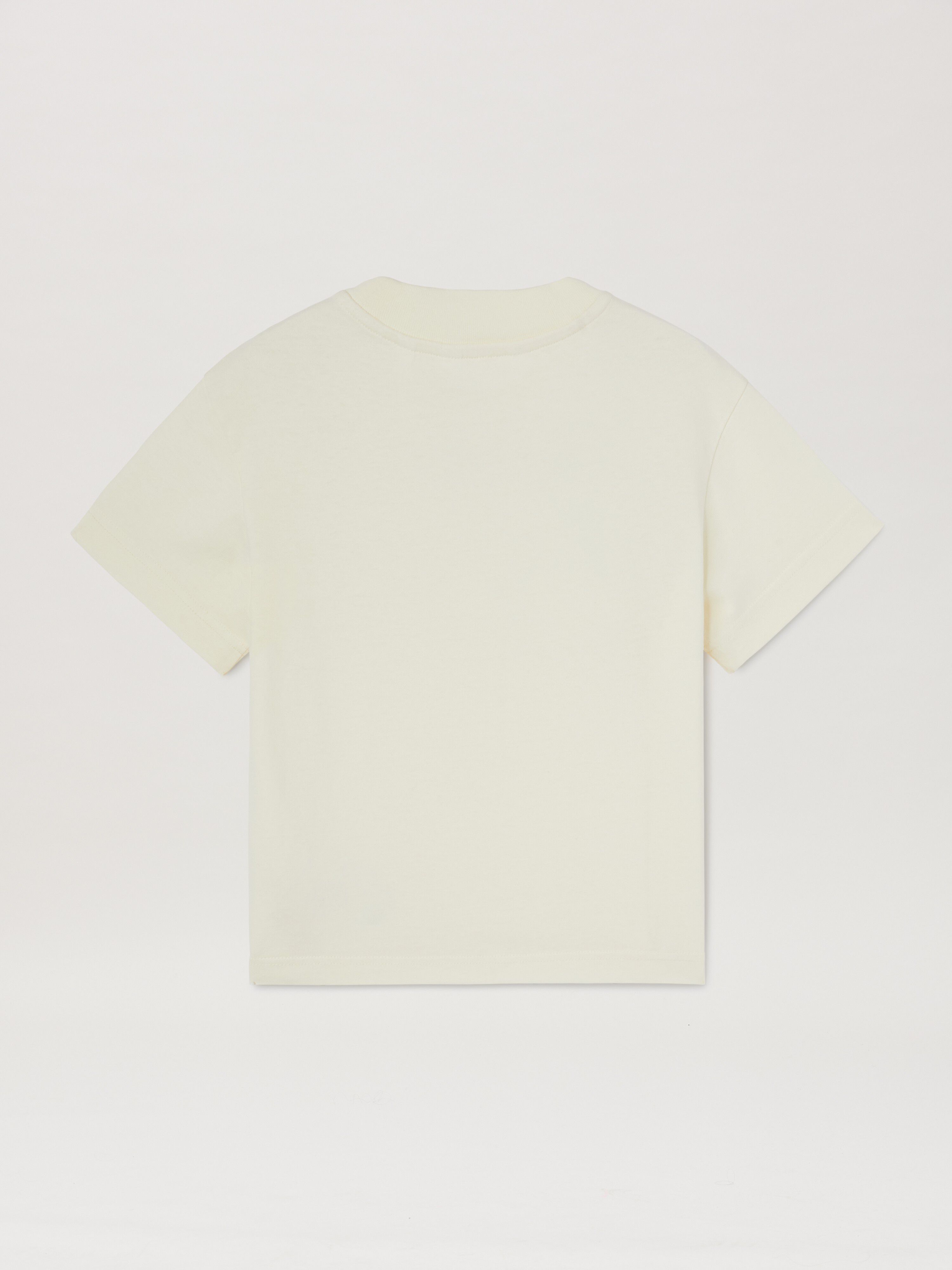 PALM ANGELS  Triple Palm T-shirt BUTTER GREEN FLUO PGAA002S25JER006