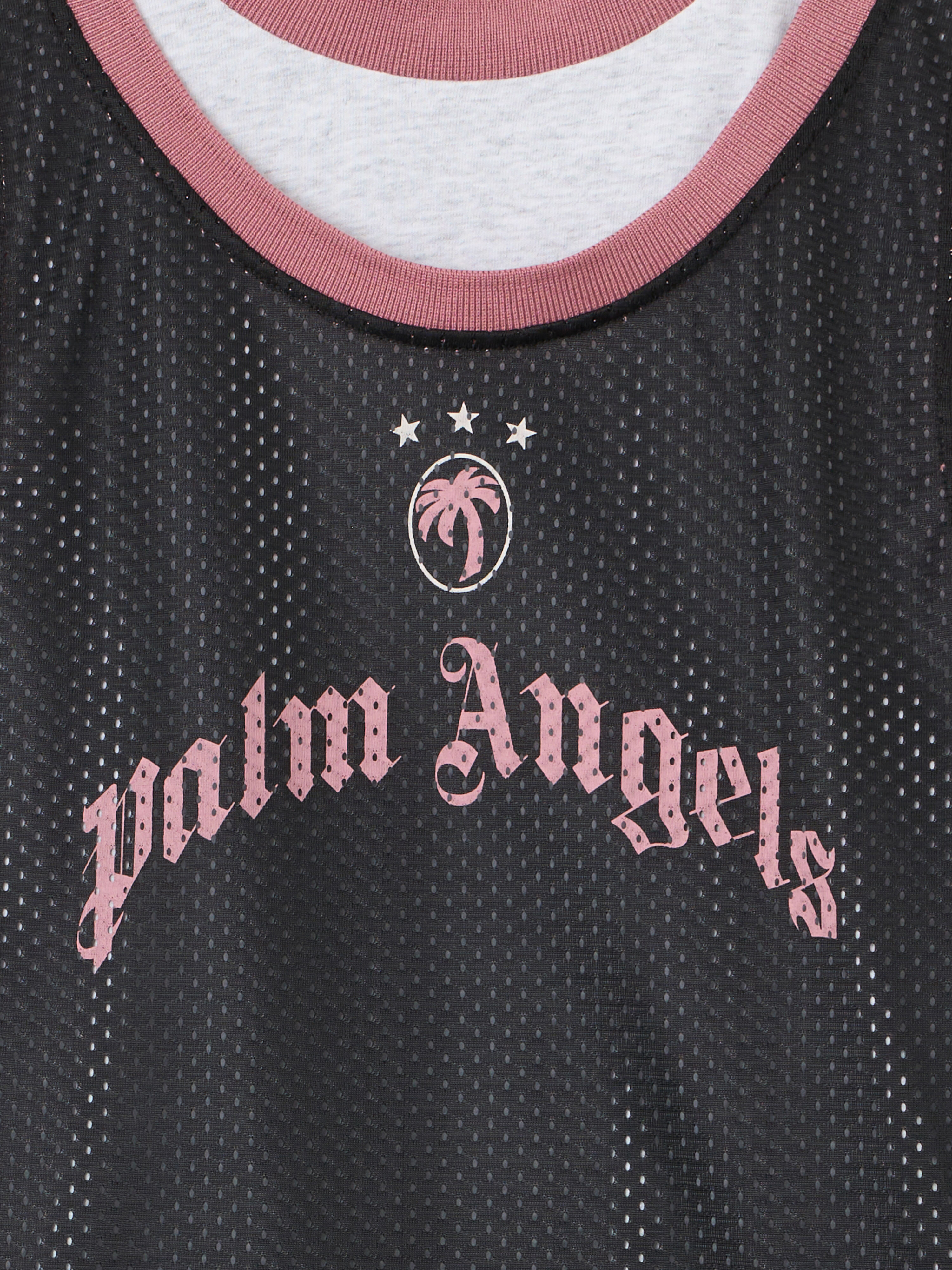 PALM ANGELS Team Palm Soccer Double Dress BLACK - PGDH006F25JER001