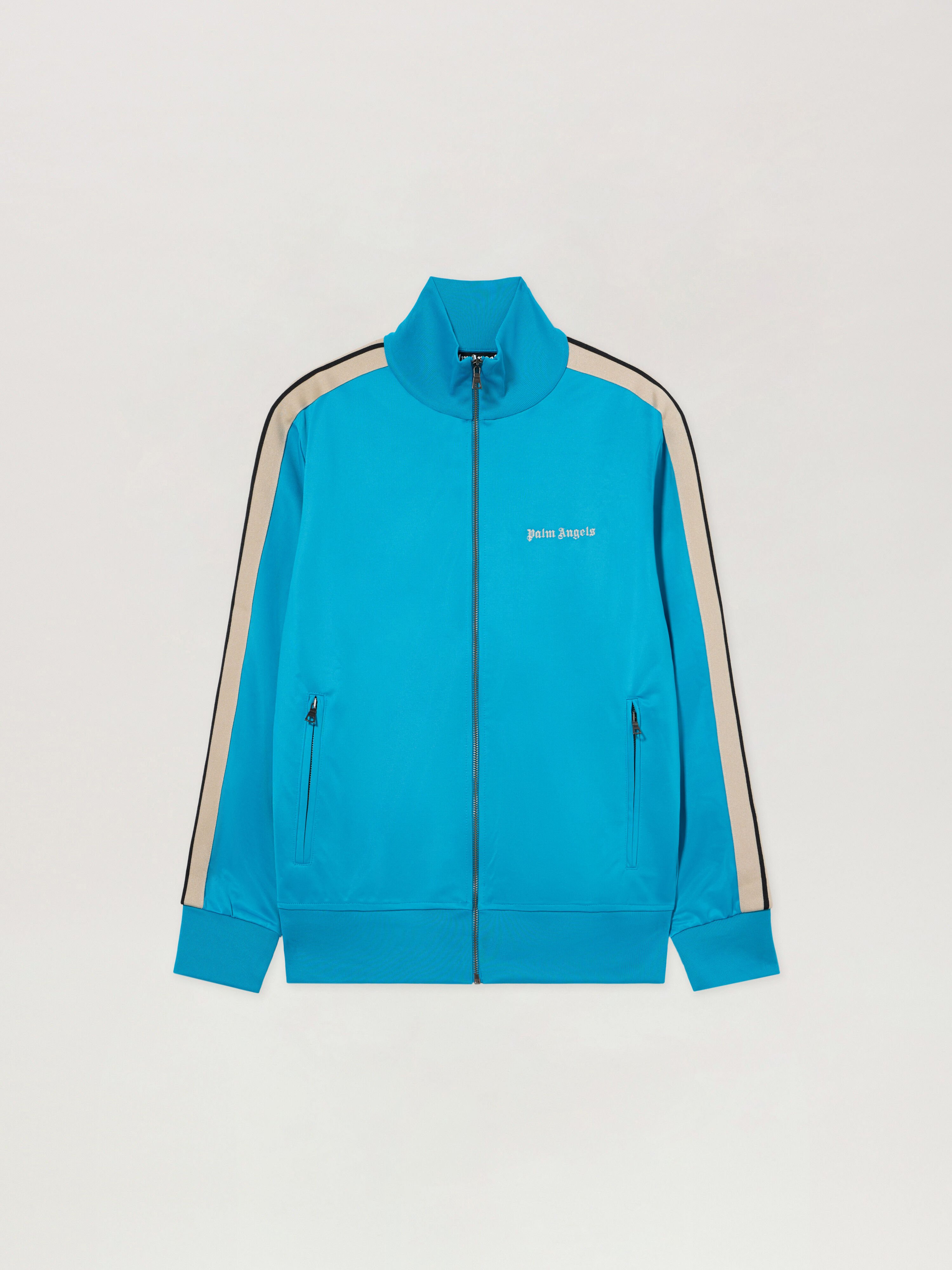 Giacca Sportiva Classic Logo PALM ANGELS Giacca Sportiva Classic Logo MEDIUM BLUE - OFF WHITE PAMBD01F26FB01