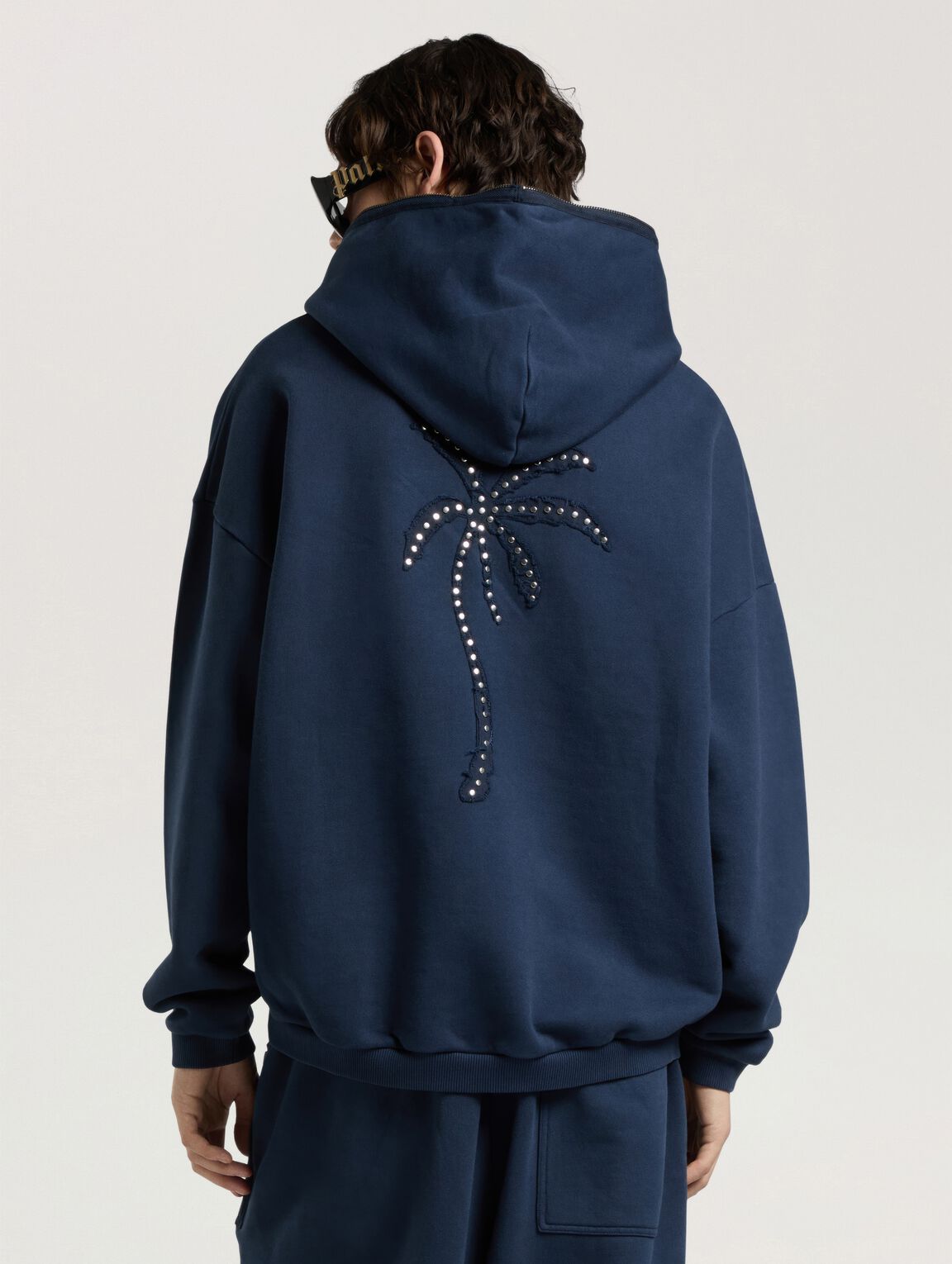 Palm Deco Loose Hoodie
