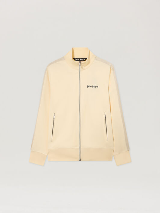 PALM ANGELS Classic Logo Track Jacket IVORY BLACK PMBD058S26FAB001