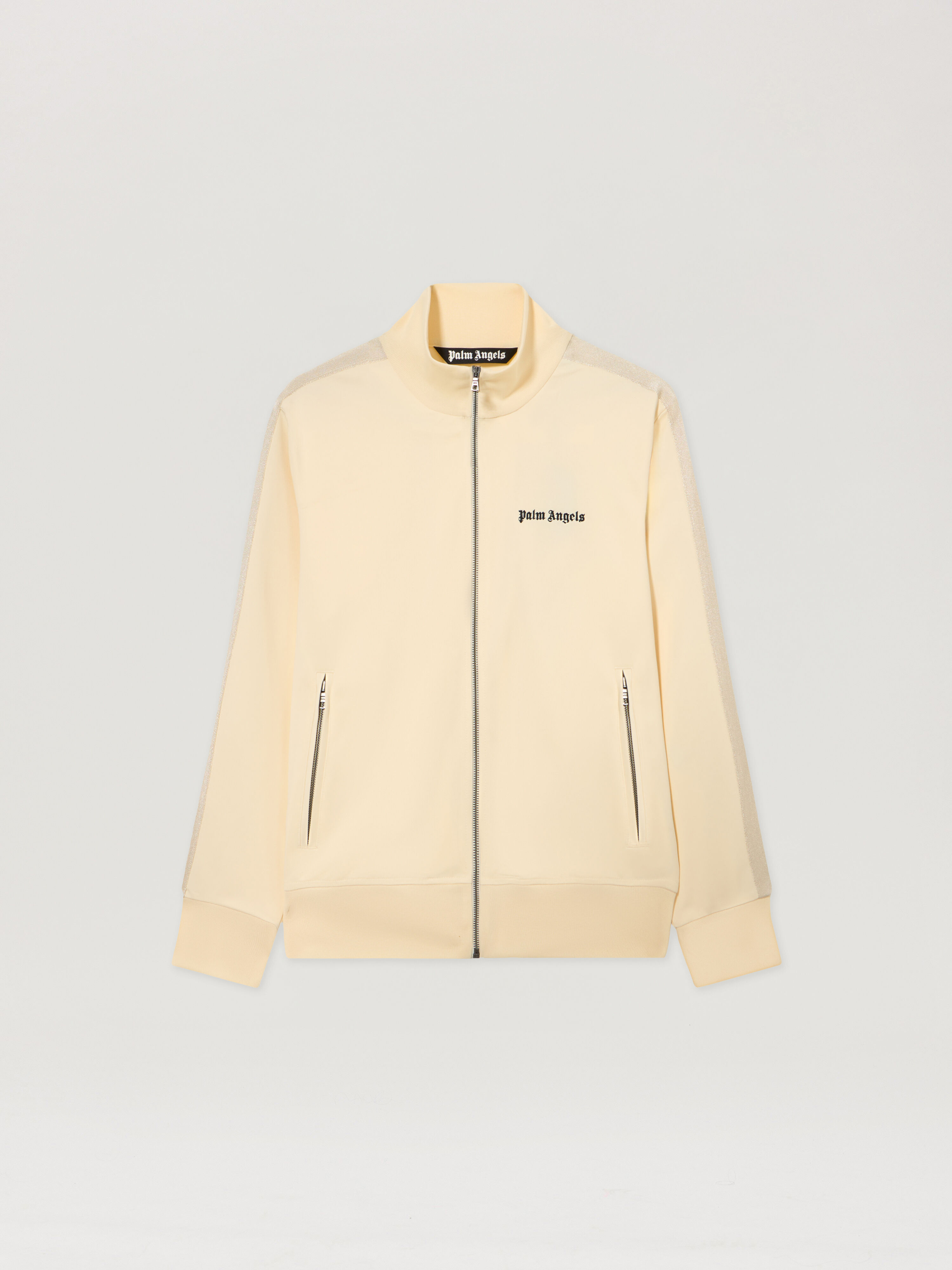 PALM ANGELS Classic Logo Track Jacket IVORY BLACK PMBD058S26FAB001