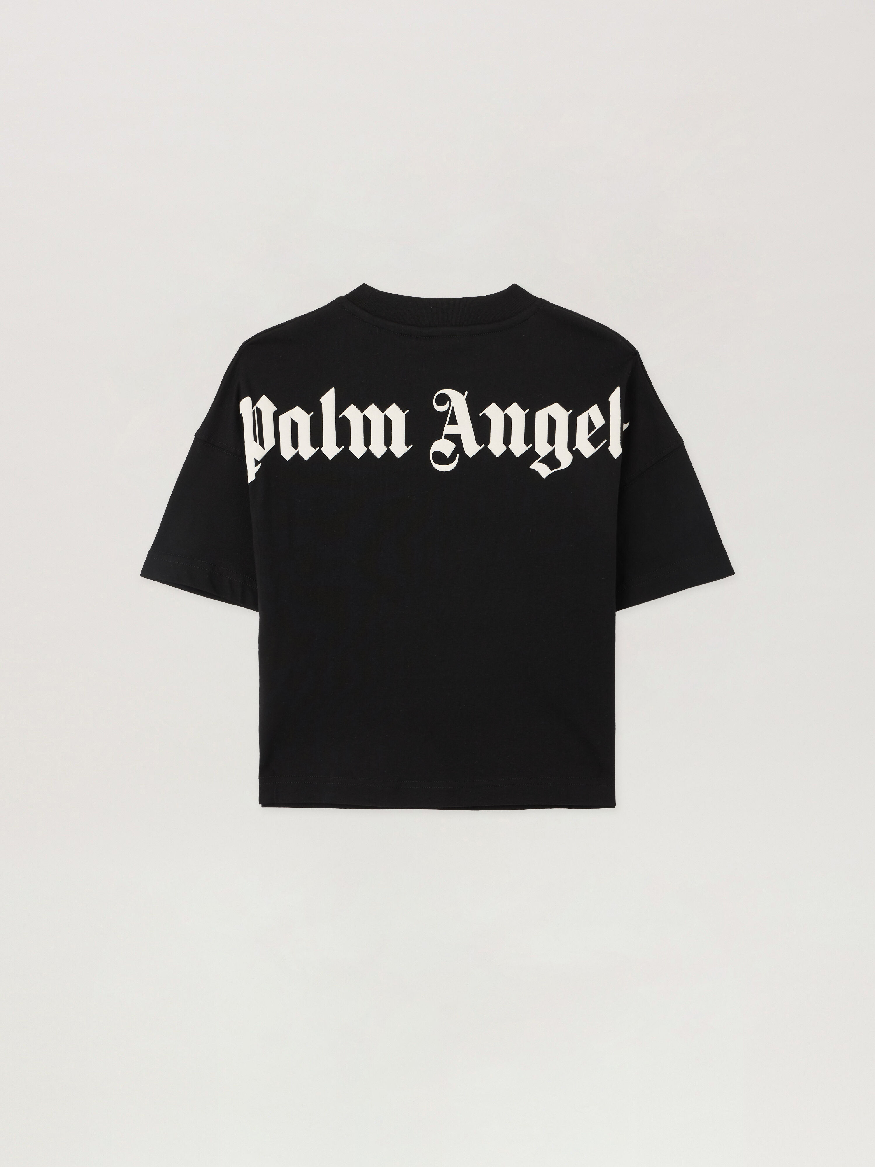 Overlogo Crewneck T-Shirt in NERO/BLACK | Palm Angels®