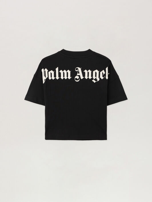 PALM ANGELS Overlogo Over T-Shirt NERO/BLACK PBAA002S26JER001