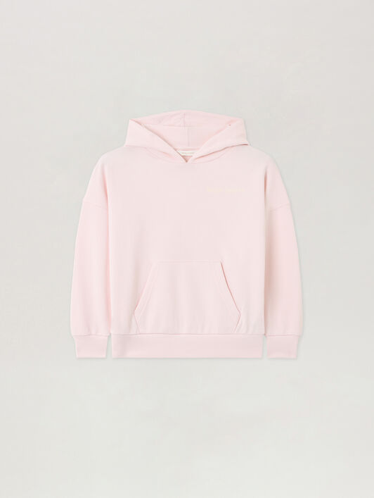 PALM ANGELS Overlogo Over Fit Hoodie ROSA/PINK PGBB014S26FLE001
