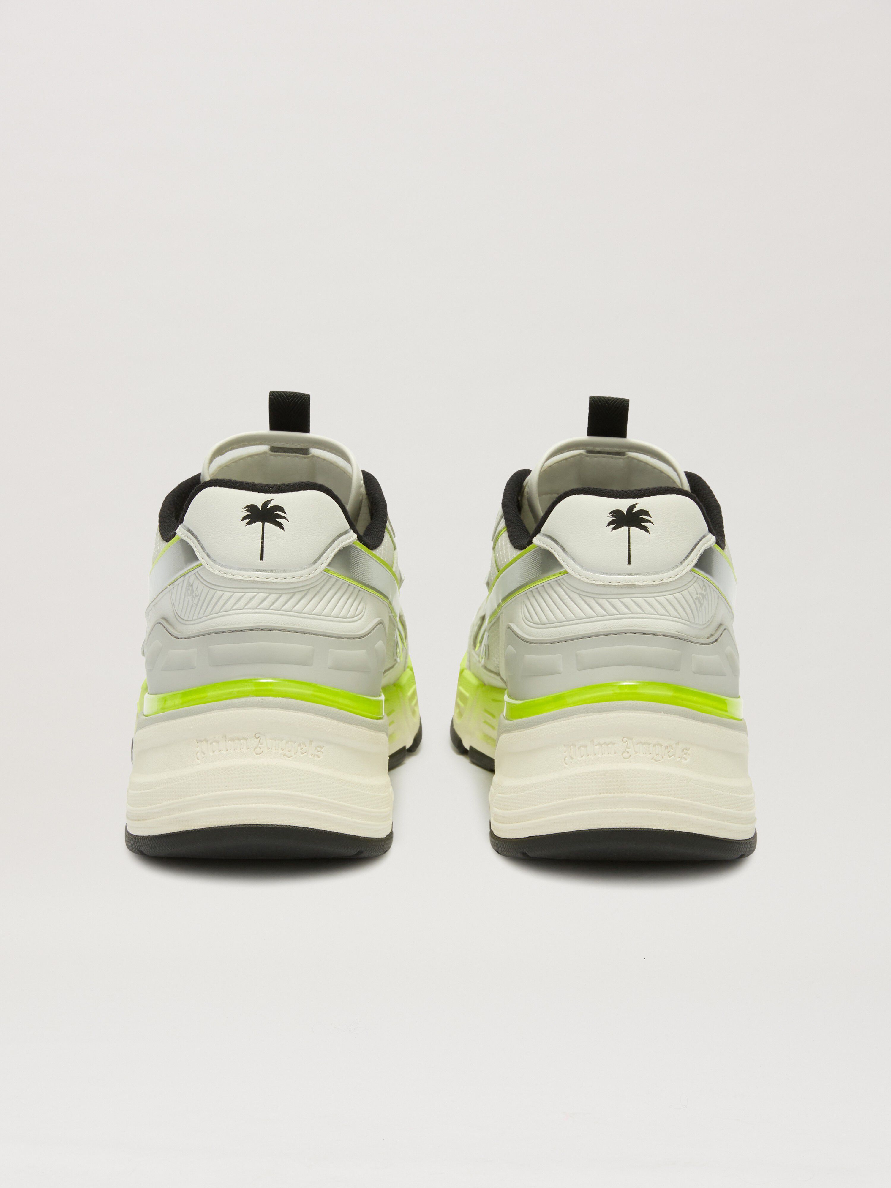 PALM ANGELS  PA 4 Fluo Sneaker YELLOW FLUO - SILVER PMIA102S25FAB002