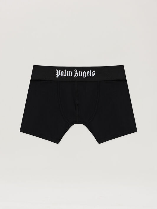 PALM ANGELS Trunk Bipack BLACK WHITE PMUH009C99FAB003