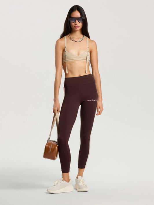 Classic Logo Track Leggings PALM ANGELS Classic Logo Track Leggings MAUVE - ROSE PINK PAWVK01F26FB01