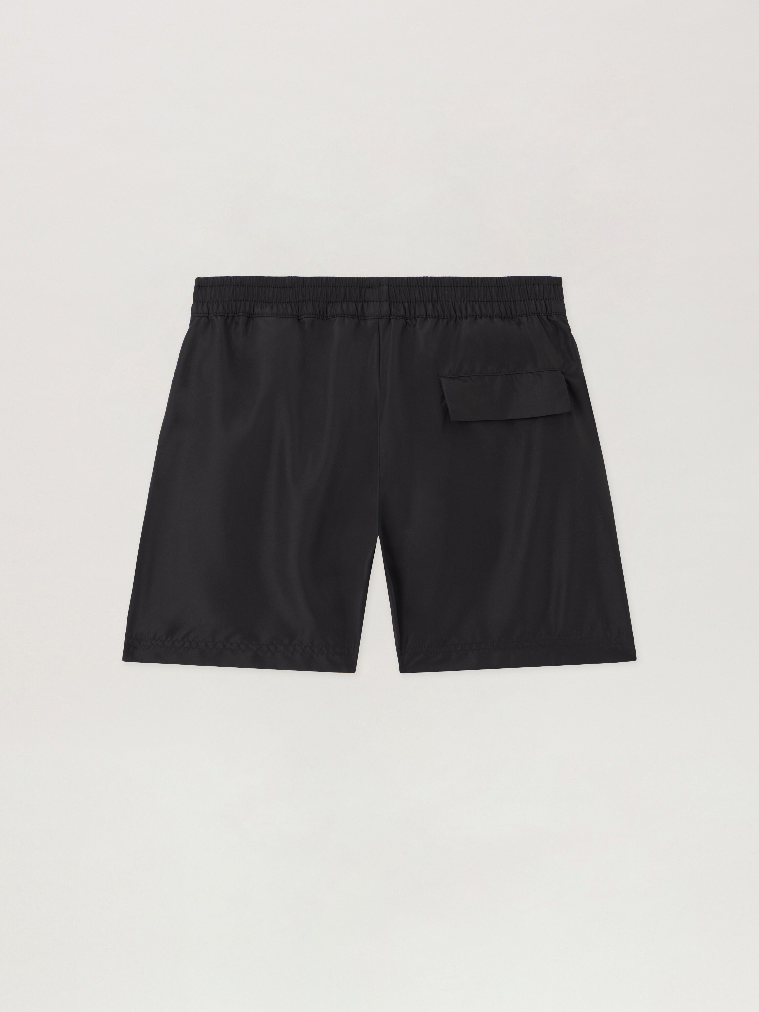 PALM ANGELS Overlogo Long Beachwear Short NERO/BLACK PBFD003S26FAB001