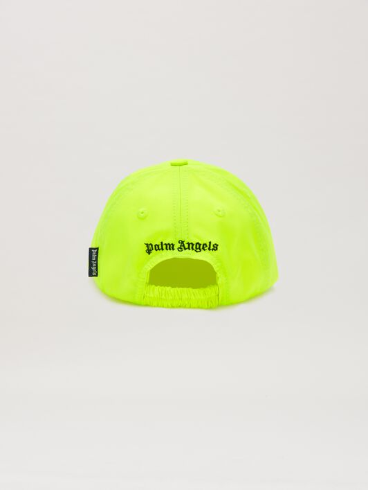 PALM ANGELS  Logo Baseball Cap YELLOW FLUO BLACK PBLB002S25FAB001