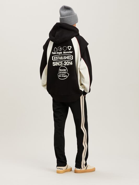 PALM ANGELS  Trainingshose Moncler x Palm Angels BLACK - WHITE PMCH02DT25FAB001
