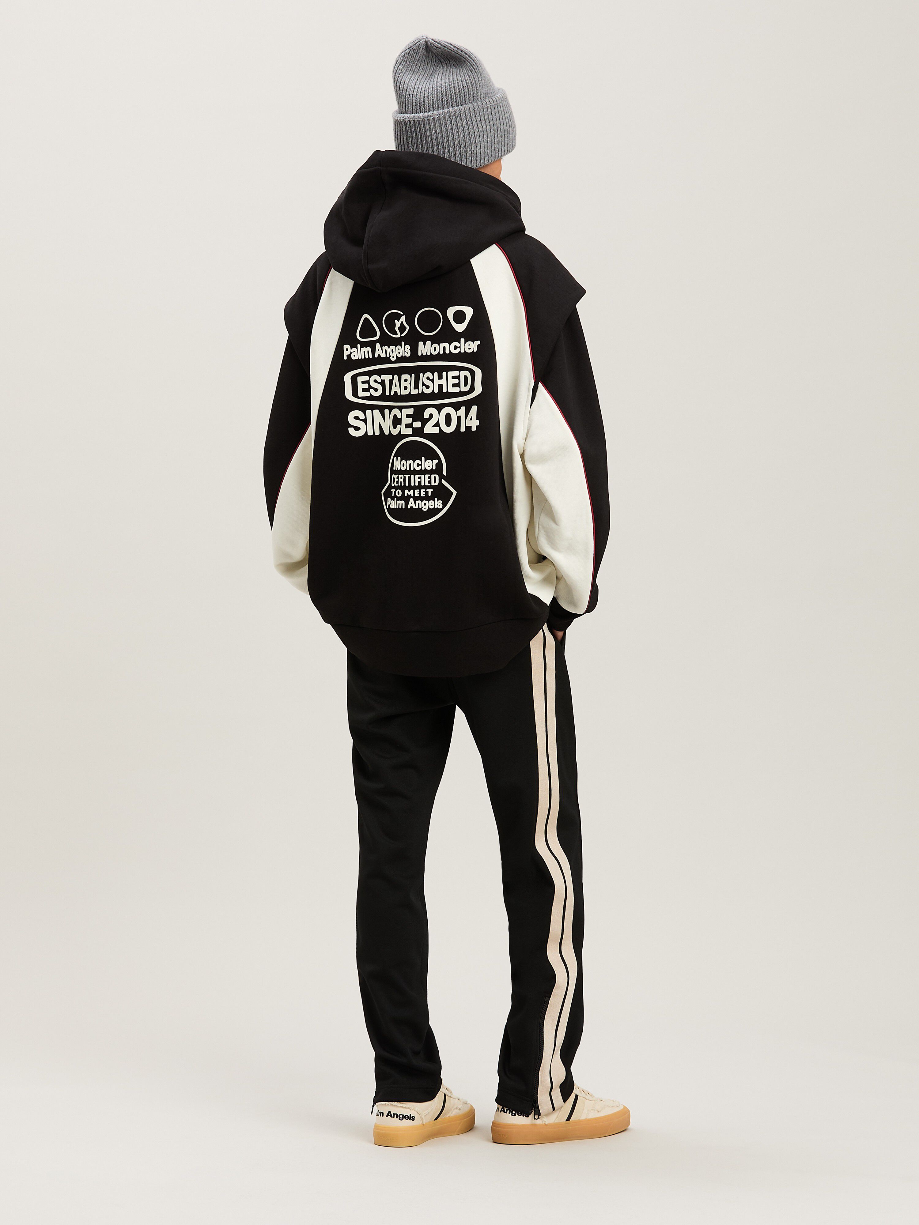 PALM ANGELS  Trainingshose Moncler x Palm Angels BLACK - WHITE PMCH02DT25FAB001